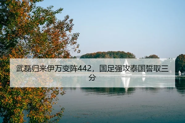 武磊归来伊万变阵442，国足强攻泰国誓取三分